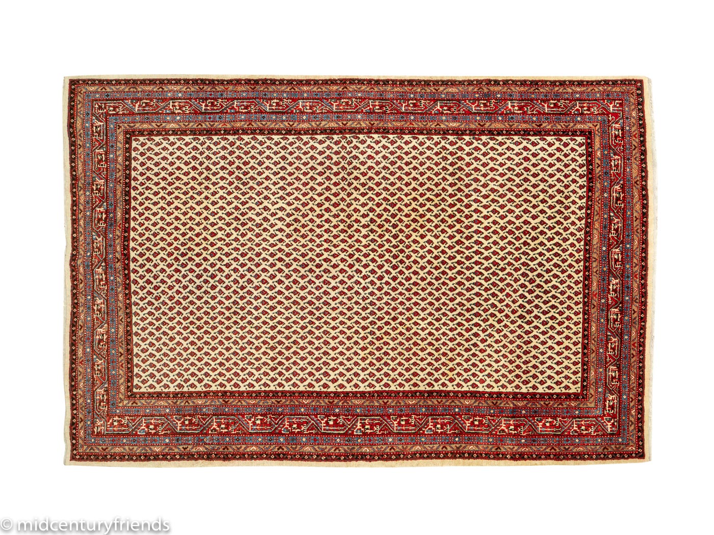 1960er Jahre Sarough Teppich, 224 x 354