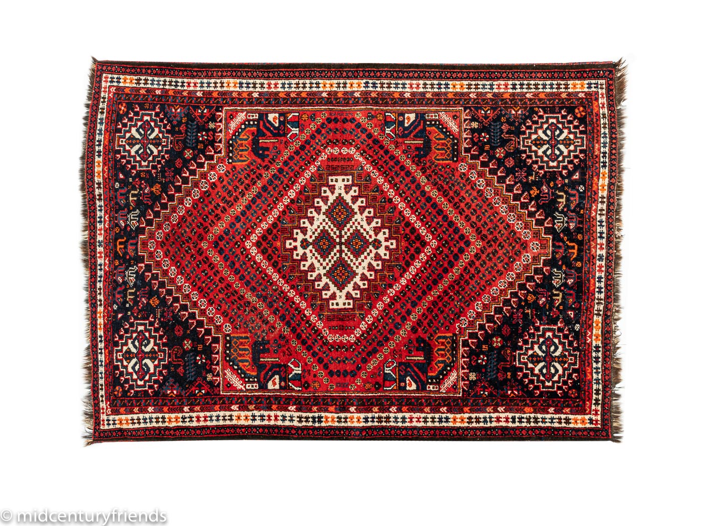 1960er Jahre Ghashghai Teppich, 175 x 256