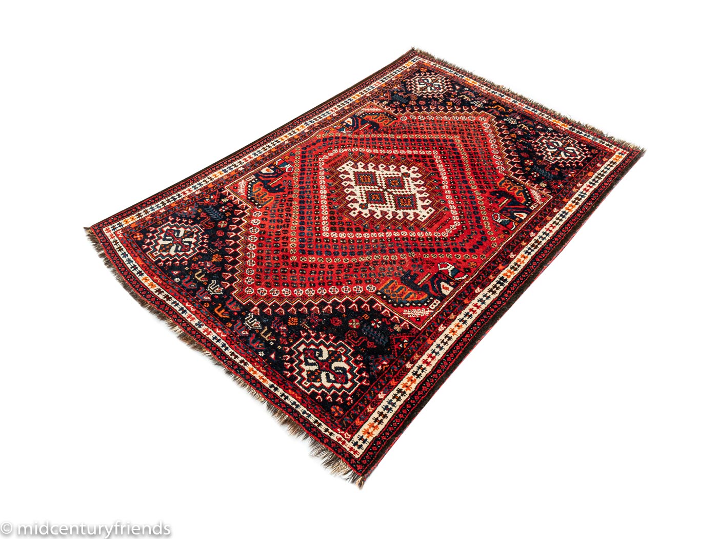 1960er Jahre Ghashghai Teppich, 175 x 256