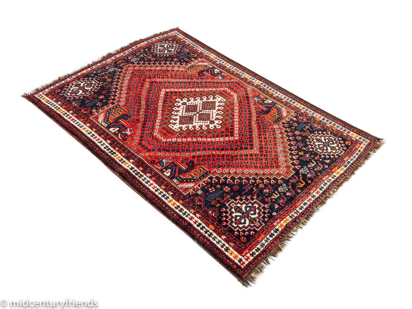 1960er Jahre Ghashghai Teppich, 175 x 256