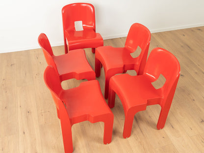 4867 Stuhl - Set, Joe Colombo für Kartell - Mid Century Friends - Vintage - Retro - Mid Century