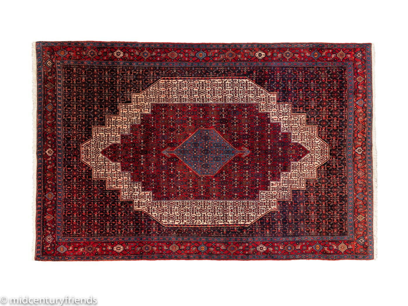 1960er Jahre Teppich, 206 x 325