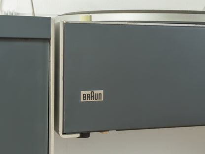 Braun TC 45/1 & Vitsœ 606 Shelving system, Dieter Rams