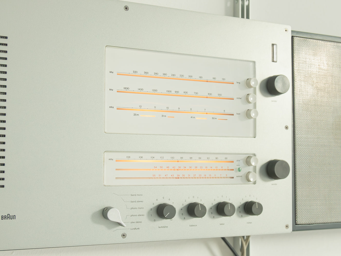 Braun Wandanlage, Dieter Rams, TS45