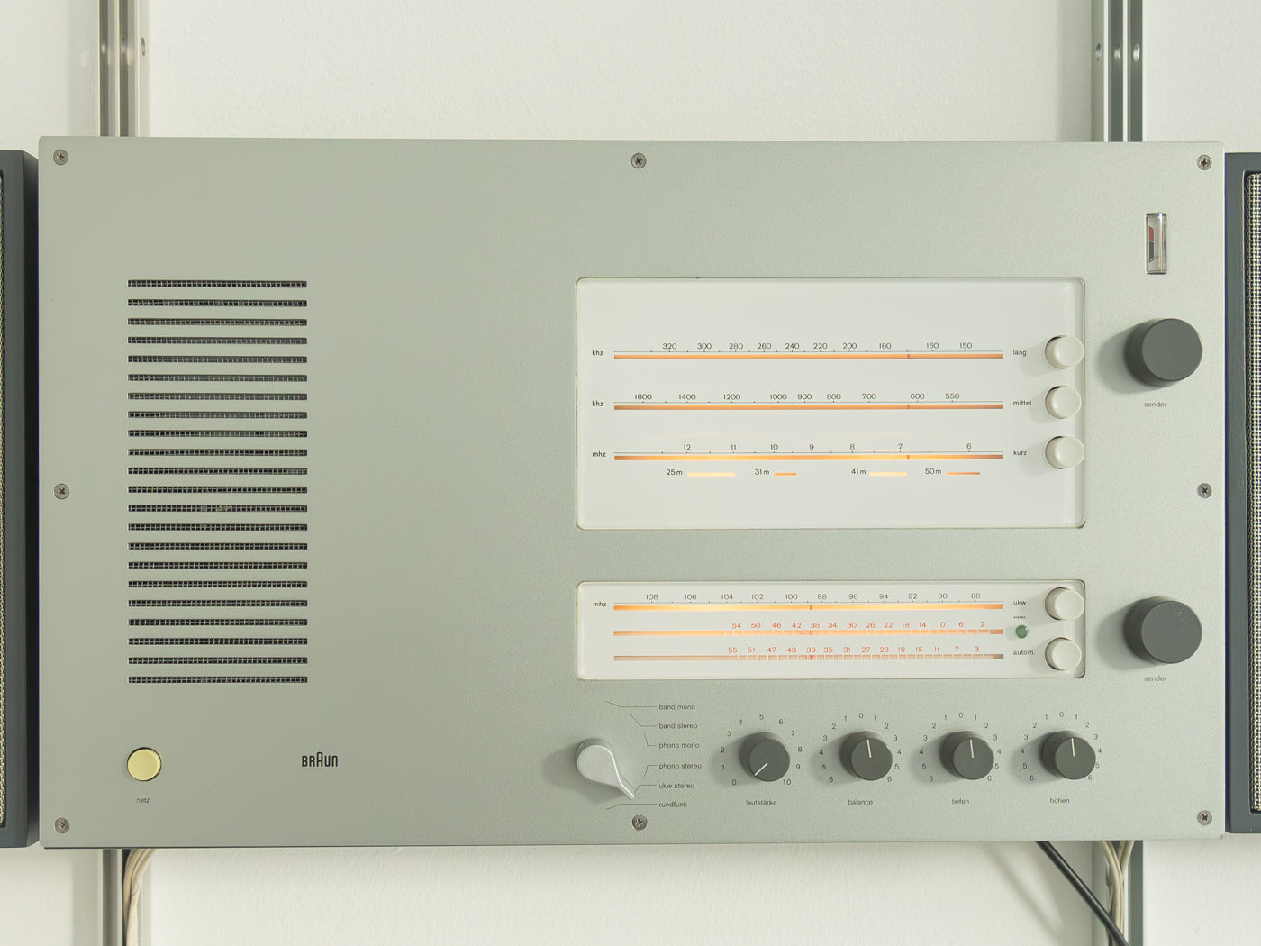 Braun Wandanlage, Dieter Rams, TS45