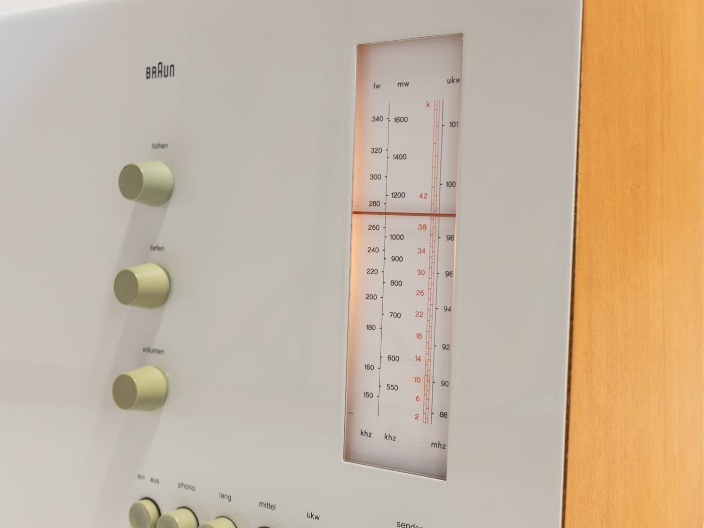 BRAUN RT 20 – Designklassiker Tischradio von Dieter Rams, Made in