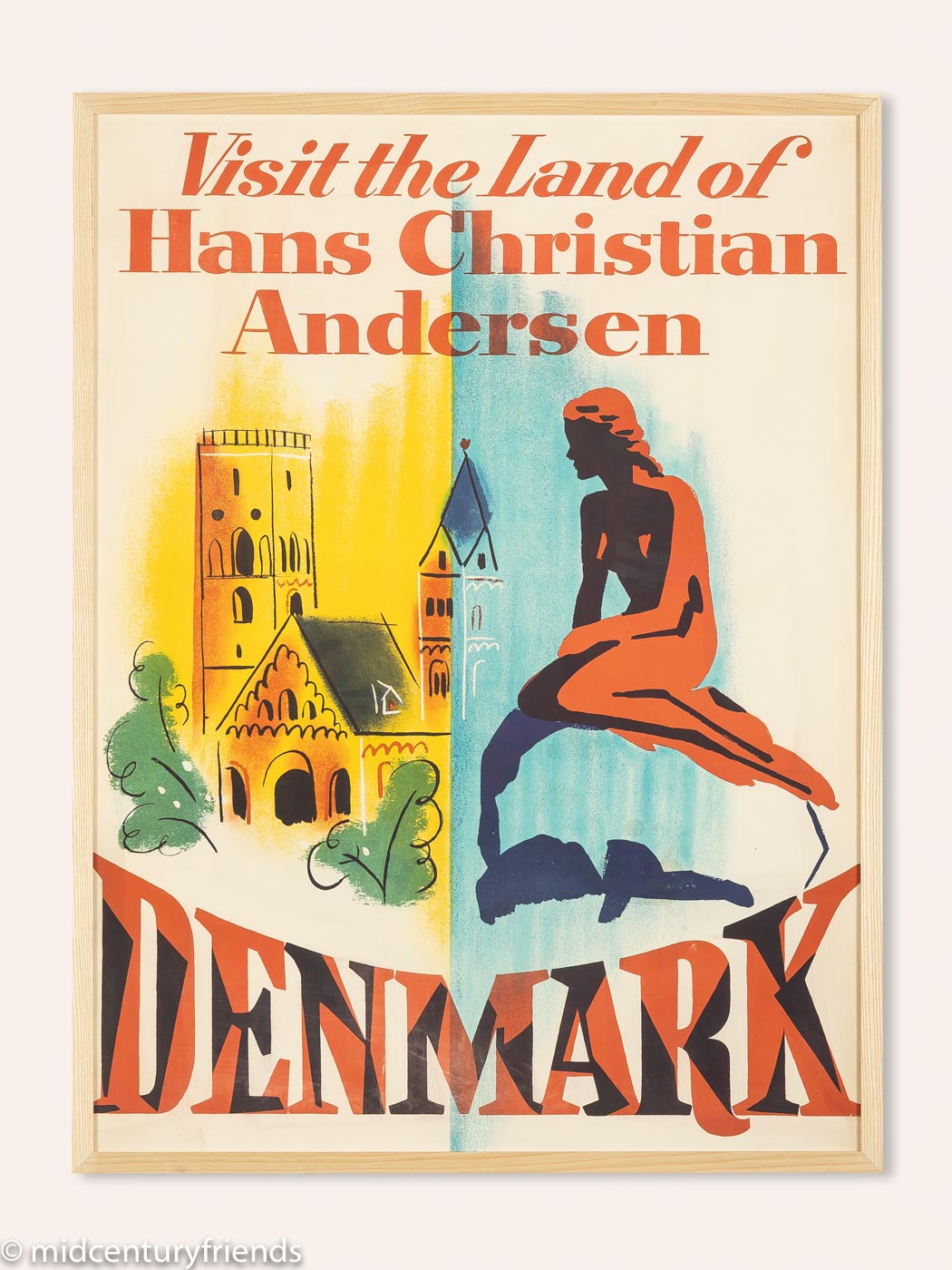 „HANS CHRISTIAN ANDERSEN“ 72 CM X 97 CM