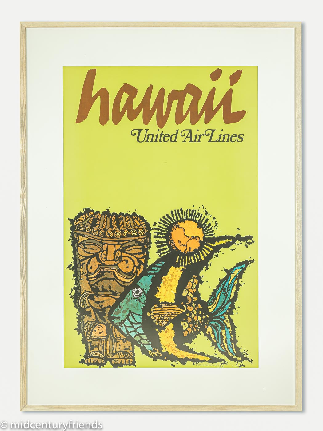 "Hawaii", United Airlines 1967