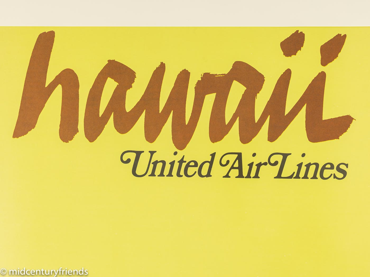 "Hawaii", United Airlines 1967