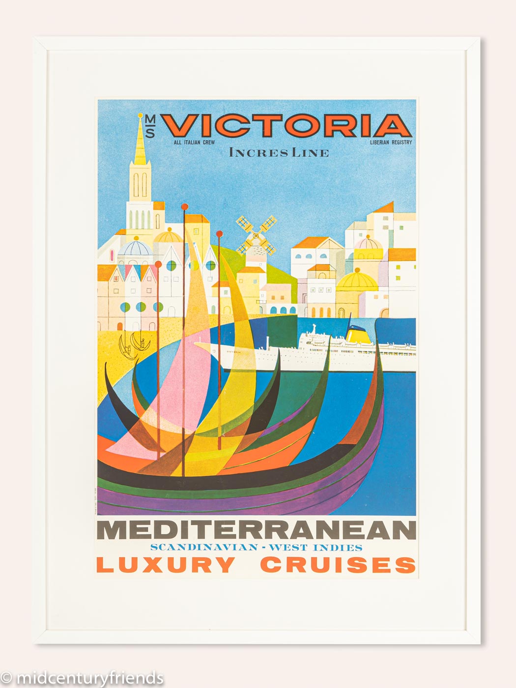 1960er Jahre Poster, MS Victoria