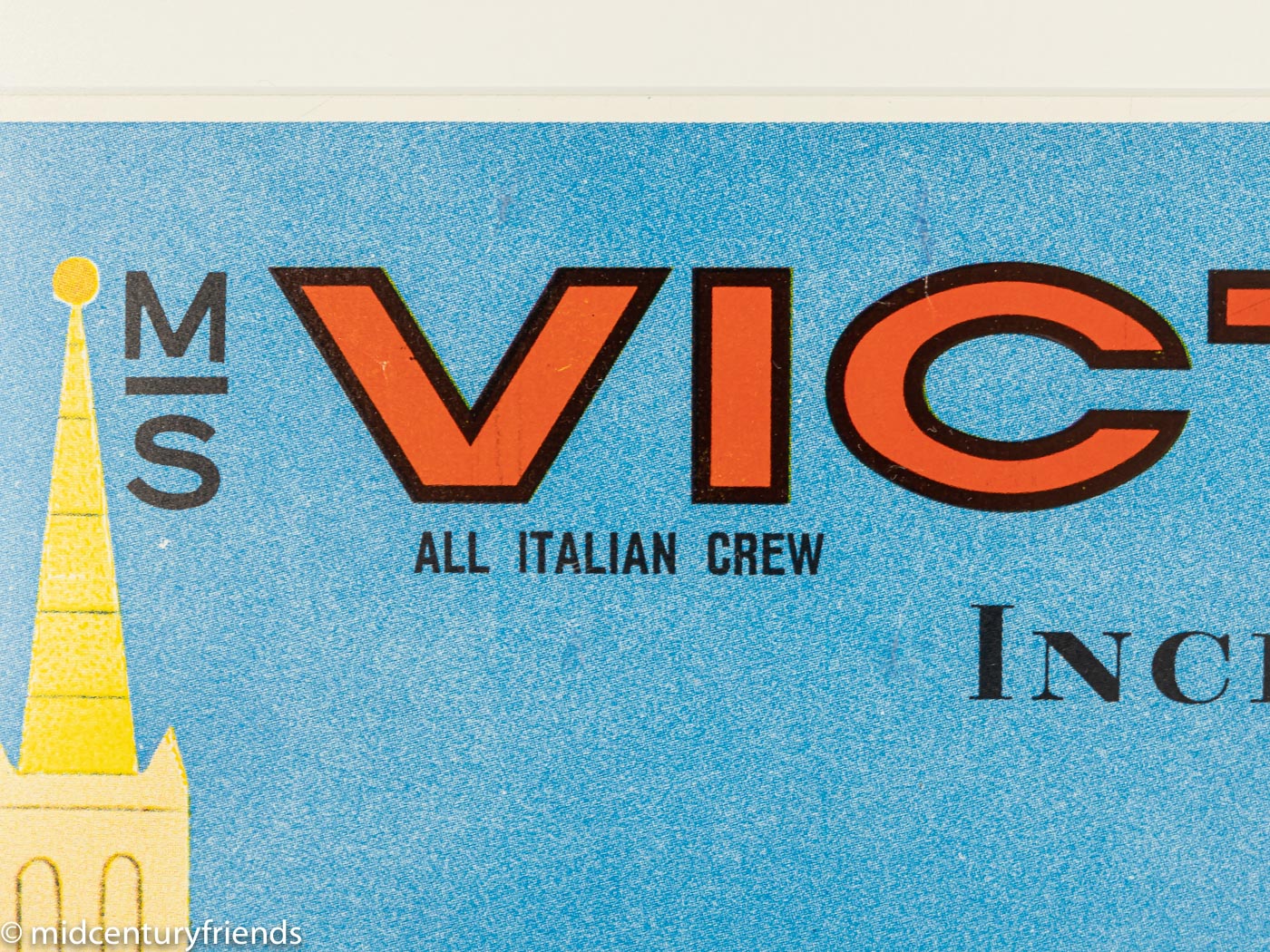 1960er Jahre Poster, MS Victoria