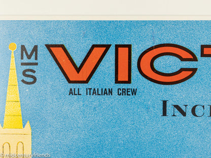 1960er Jahre Poster, MS Victoria