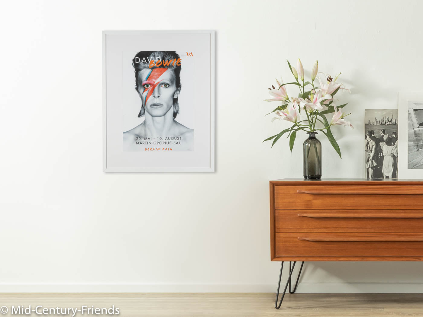 DAVID BOWIE, AUSSTELLUNGSPLAKAT, 64 X 81 CM