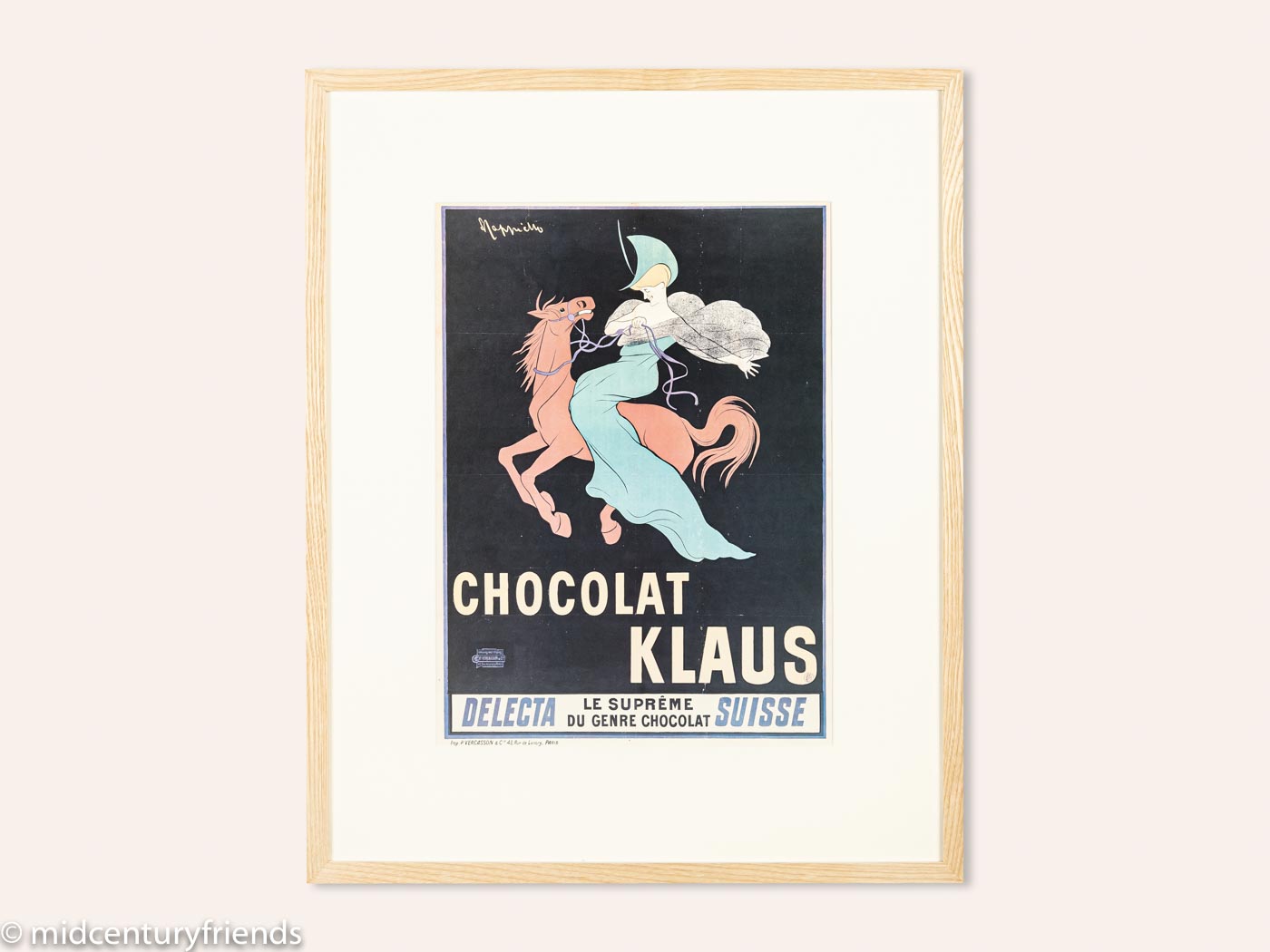 „CHOCOLAT KLAUS“, 58 X 72 CM