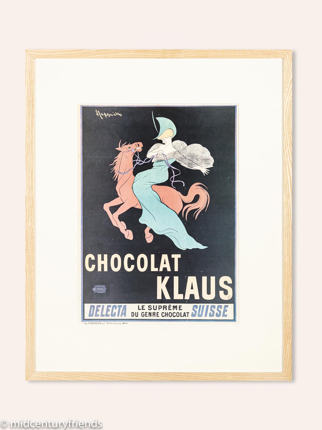 „CHOCOLAT KLAUS“, 58 X 72 CM
