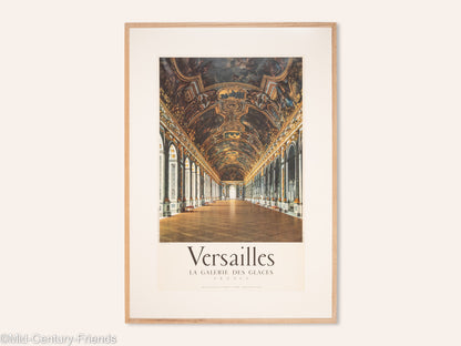 Versailles - La Galerie des Glaces, Reiseposter, 87 x 123 cm