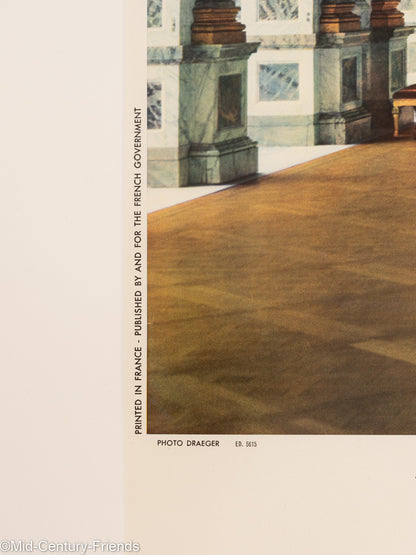Versailles - La Galerie des Glaces, Reiseposter, 87 x 123 cm