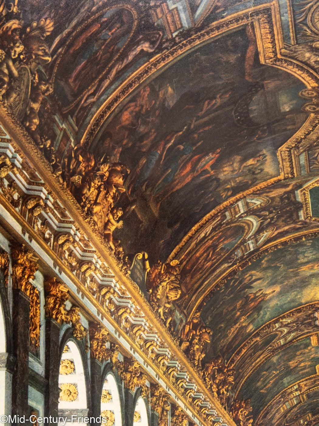 Versailles - La Galerie des Glaces, Reiseposter, 87 x 123 cm