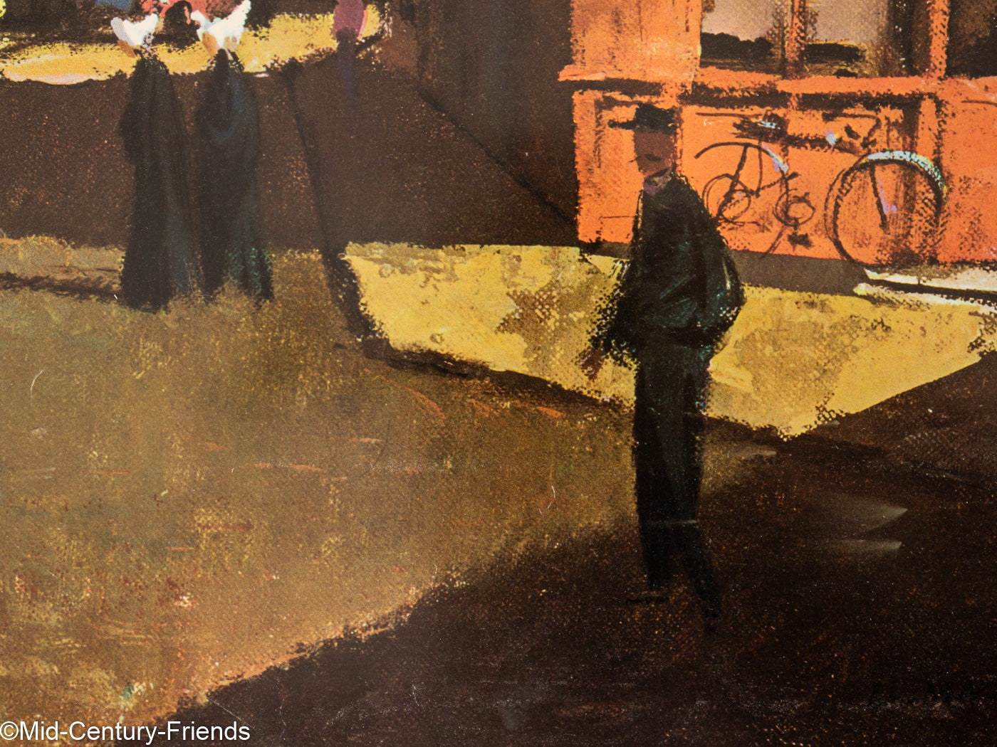 Paris - Une Rue de Montmartre, Reiseposter, 91 x 123 cm