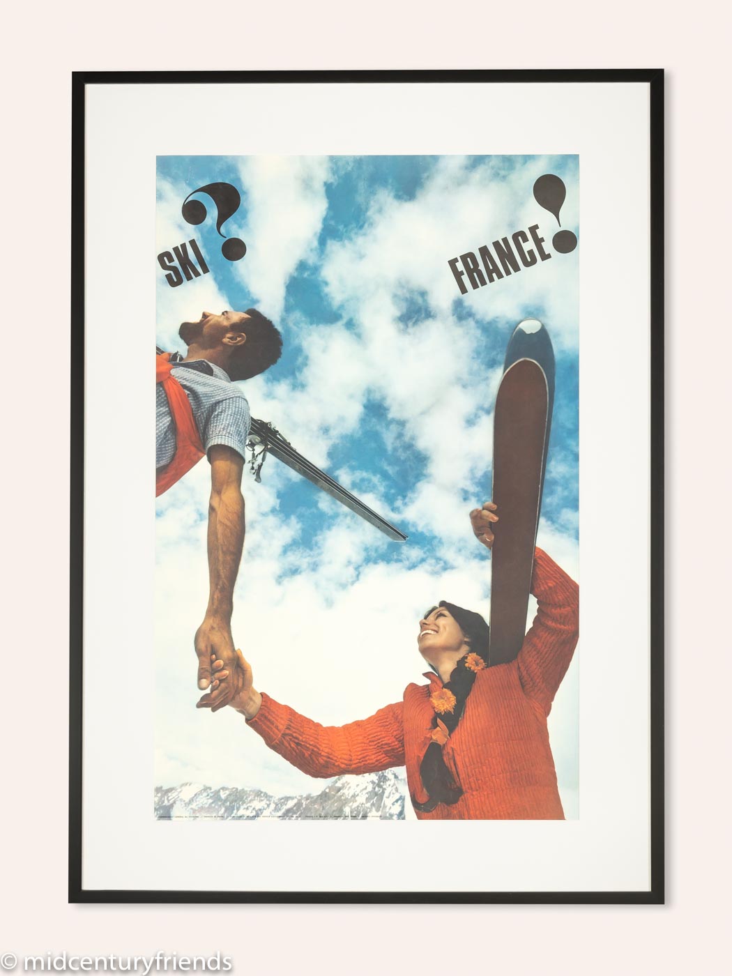„SKI? FRANCE!“ 85 CM X 122 CM