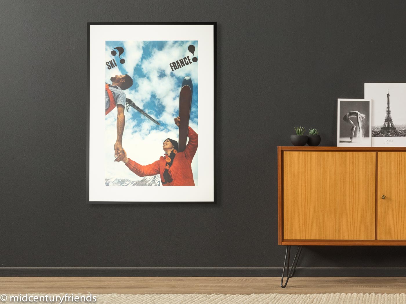 „SKI? FRANCE!“ 85 CM X 122 CM