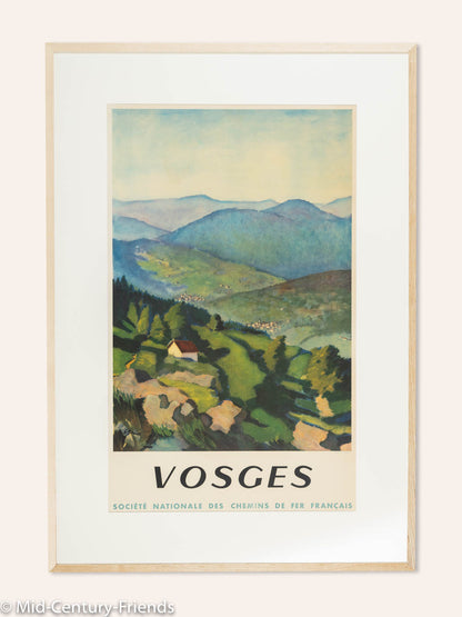 VOSGES, SNCF REISEPOSTER, 86 X 123 CM