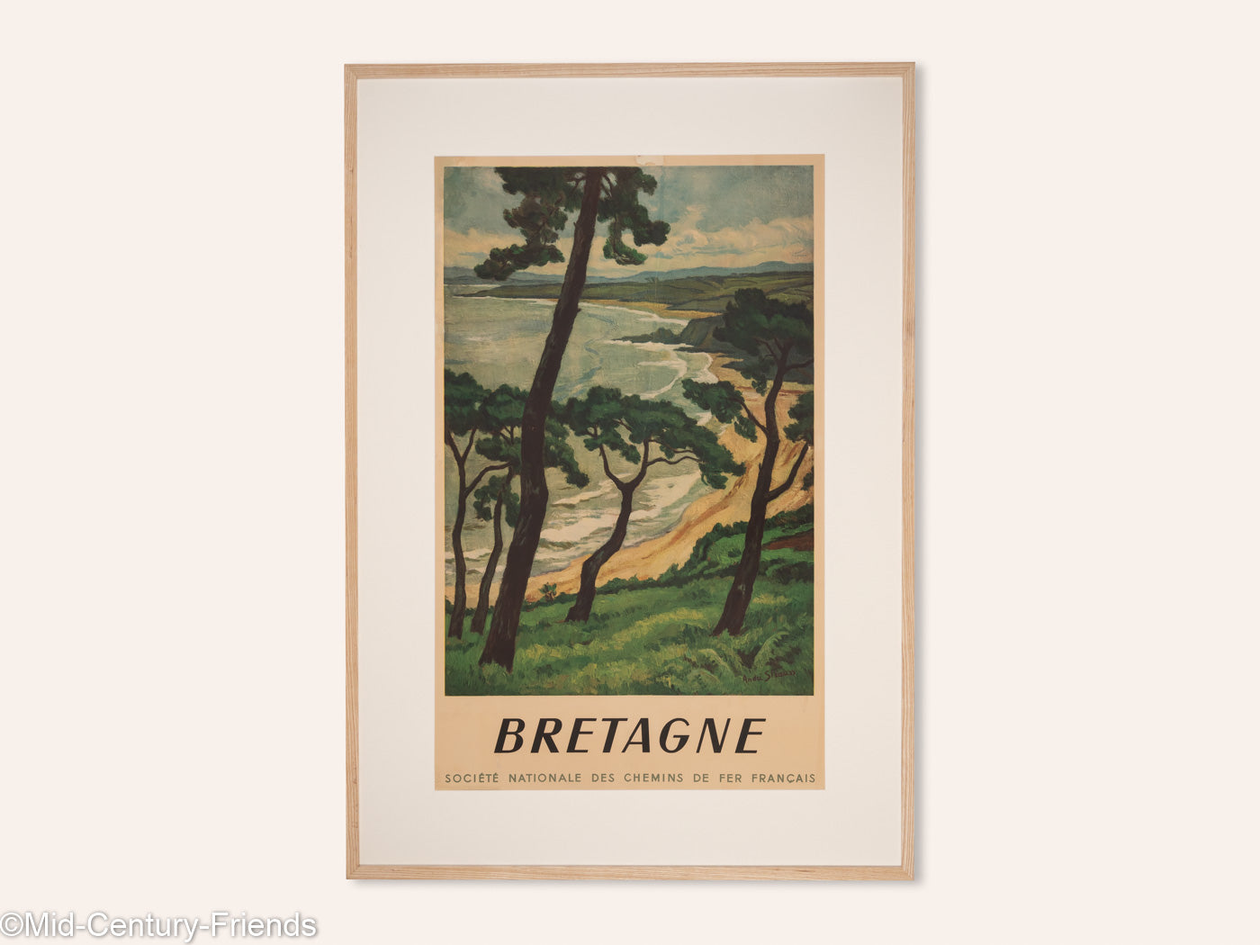 Bretagne, SNCF Reiseposter, 86 x 123 cm