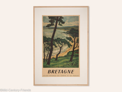 Bretagne, SNCF Reiseposter, 86 x 123 cm