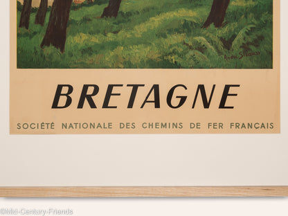 Bretagne, SNCF Reiseposter, 86 x 123 cm