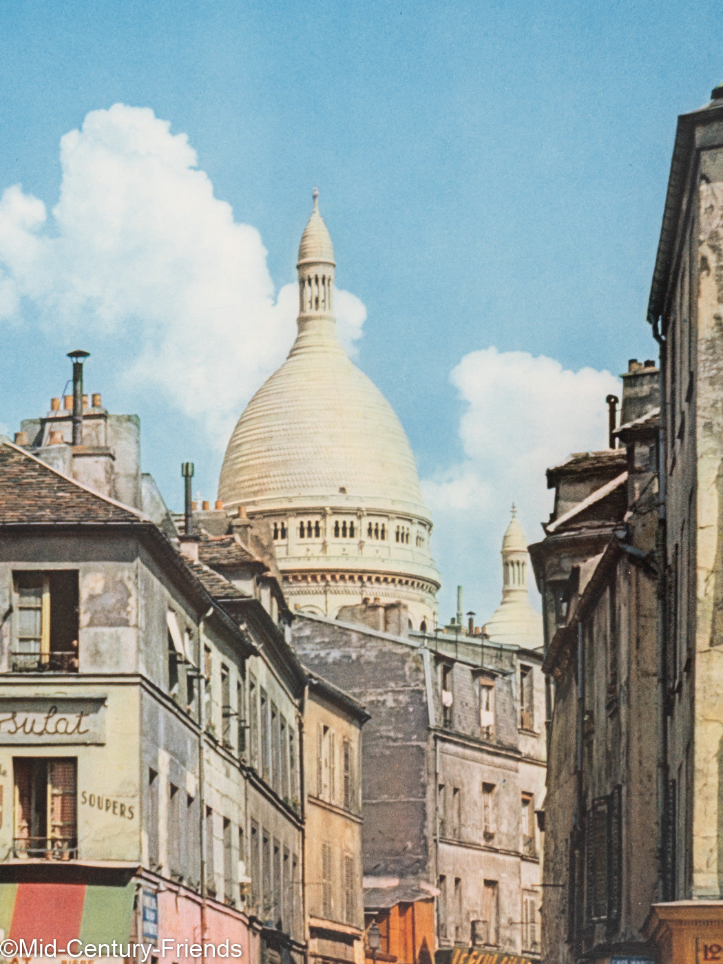 Paris - Une Rue de Montmartre, Reiseposter, 85 x 118 cm
