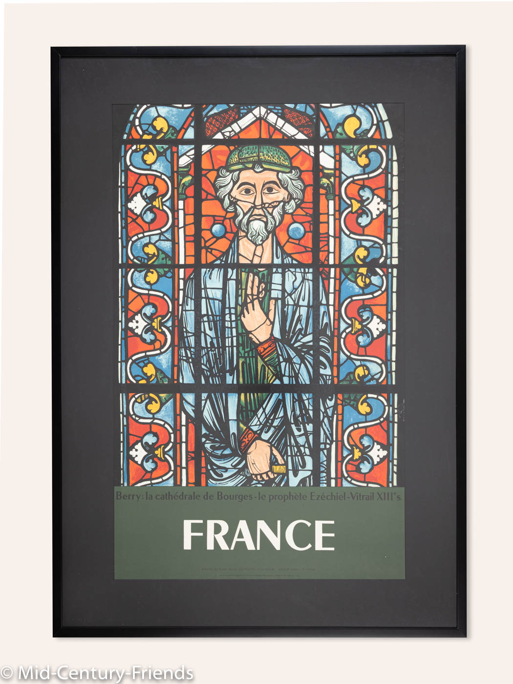France - La Cathédrale de Bourges, SNCF Reiseposter, 87 x 124 cm
