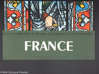 France - La Cathédrale de Bourges, SNCF Reiseposter, 87 x 124 cm