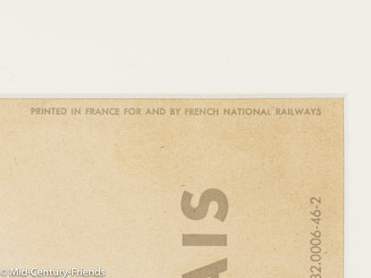ALSACE, SNCF REISEPOSTER, 86 X 123 CM