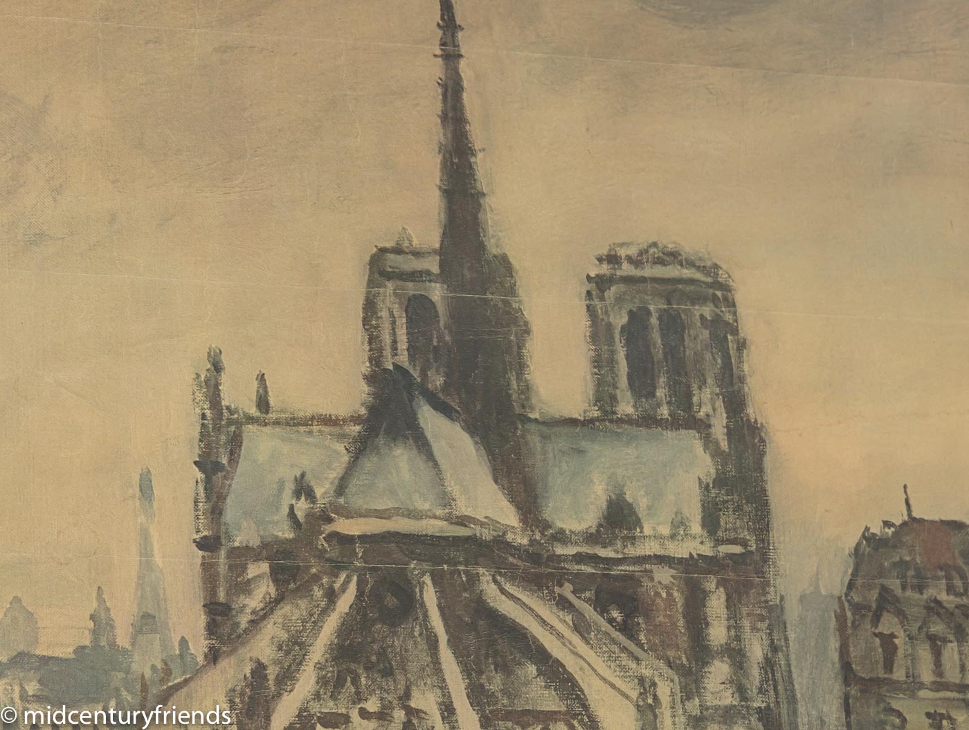 Werbeposter "Notre Dame", French National Railways, 87 x 123 cm