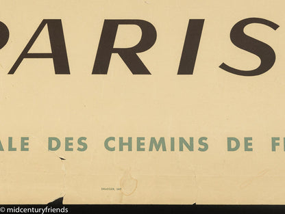 Werbeposter "Notre Dame", French National Railways, 87 x 123 cm