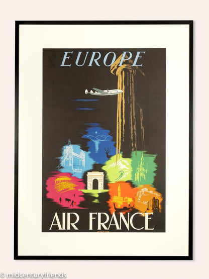 „EUROPE“, AIR FRANCE 87 CM X 115 CM