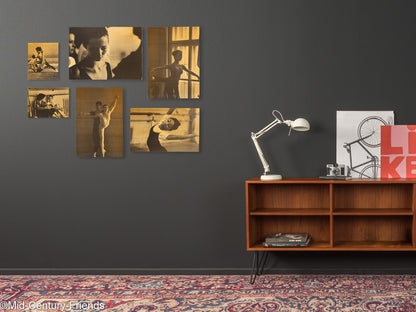Stuttgarter Ballett (Set), Fotopapier auf Holzpplatte, 35 x 48 cm