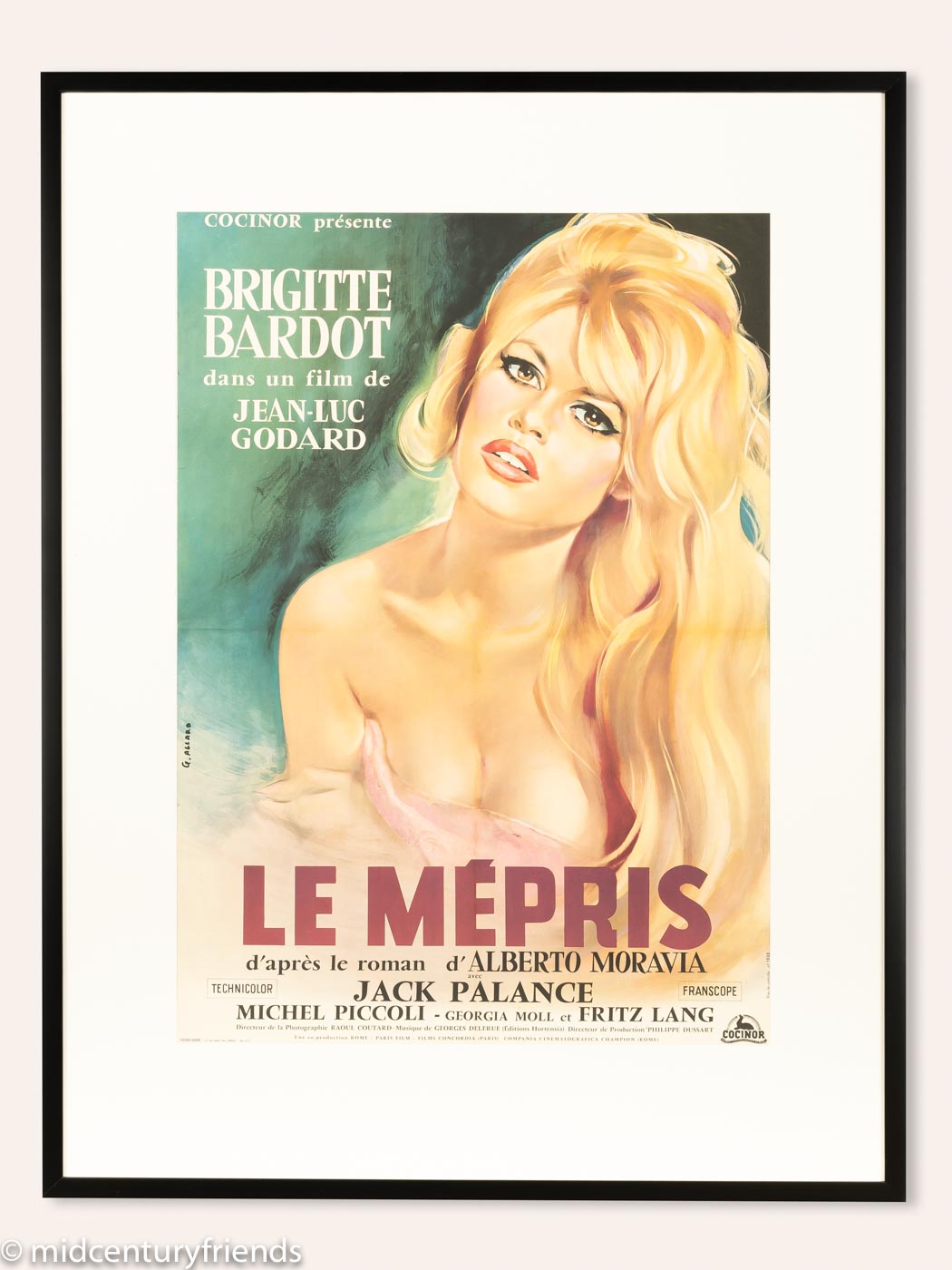 „LE MÉPRIS – BRIGITTE BARDOT“, 83 CM X 108 CM