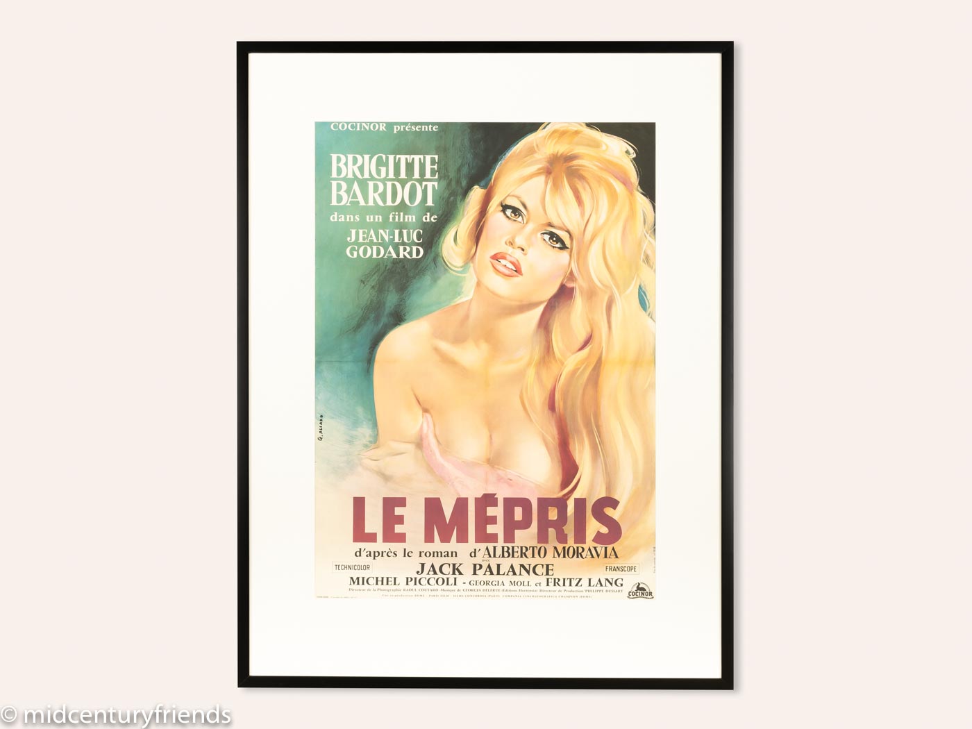 „LE MÉPRIS – BRIGITTE BARDOT“, 83 CM X 108 CM