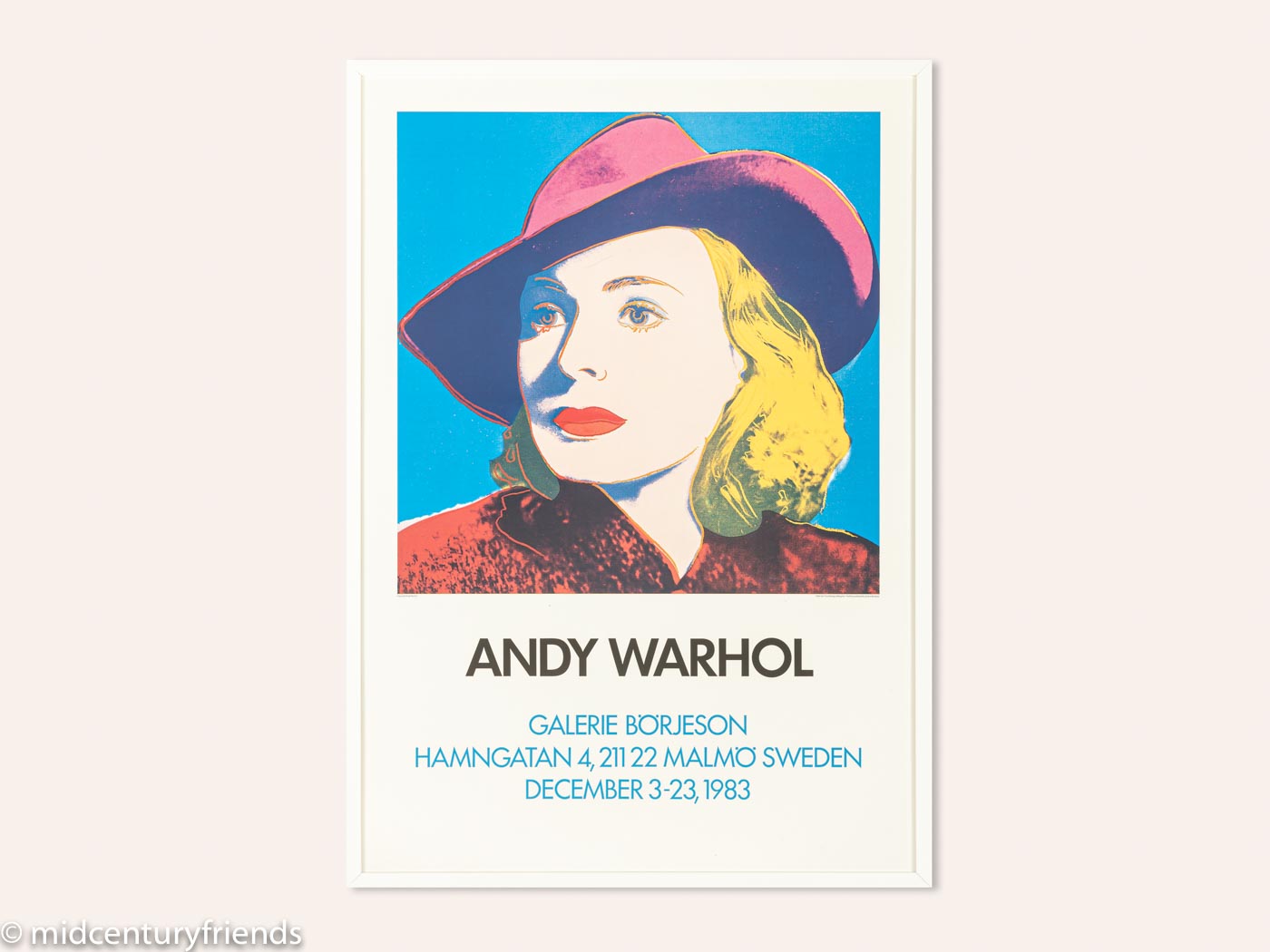 "Ingrid Bergman With Hat 315", Andy Warhol