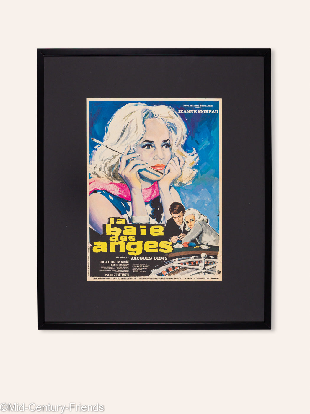 La Baie des Anges, Französisches Filmposter, 69 x 83 cm