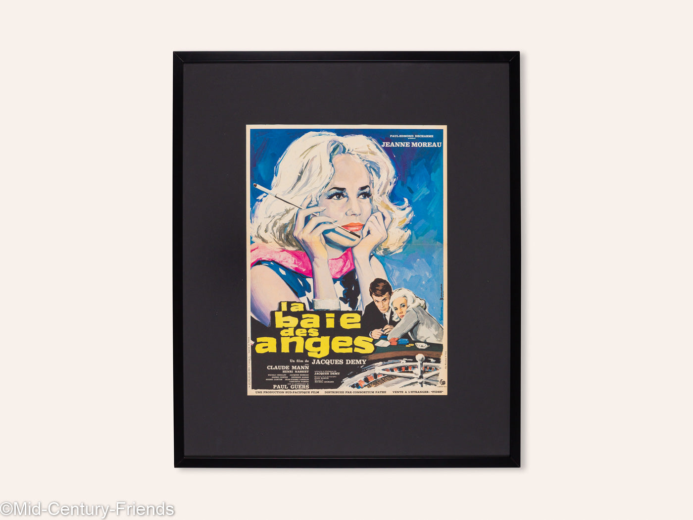 La Baie des Anges, Französisches Filmposter, 69 x 83 cm