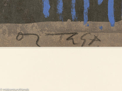 José ORTEGA “El Prisionero“, Original Farbradierung, handsigniert