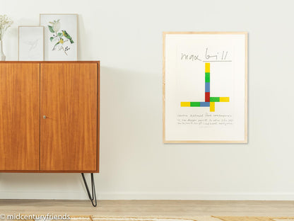 Max Bill Ausstellungsplakat, 63 x 82 cm