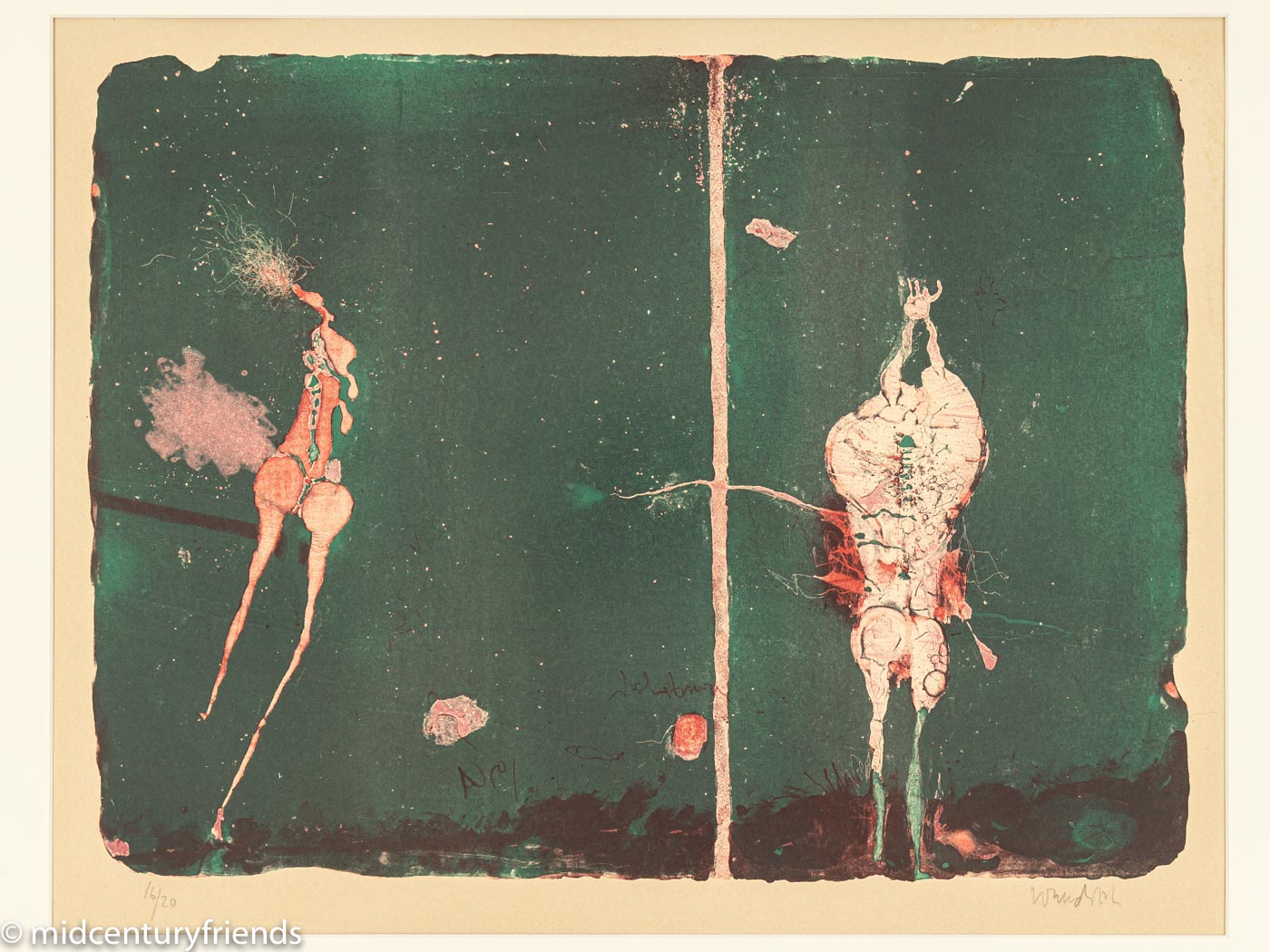 Paul WUNDERLICH, Original Lithografie handsigniert