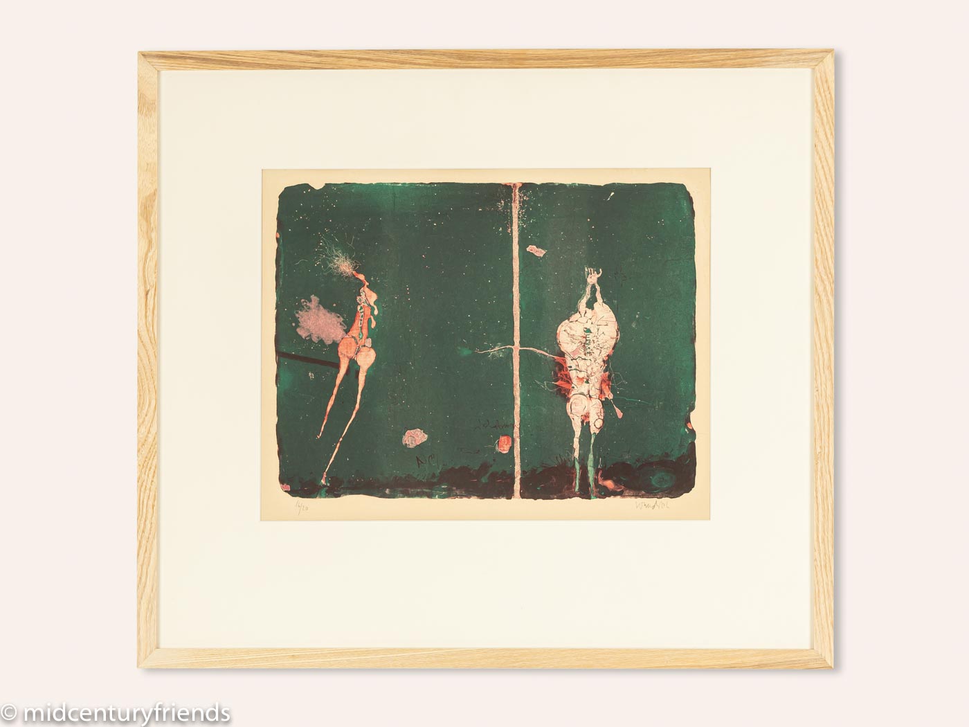 Paul WUNDERLICH, Original Lithografie handsigniert