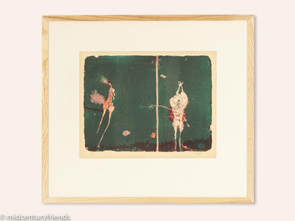 Paul WUNDERLICH, Original Lithografie handsigniert