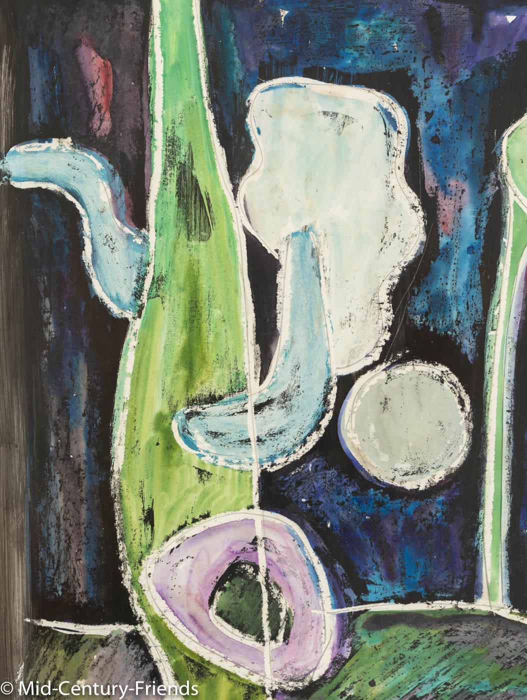 Algarve, Aquarell 1977, 66 x 57 cm