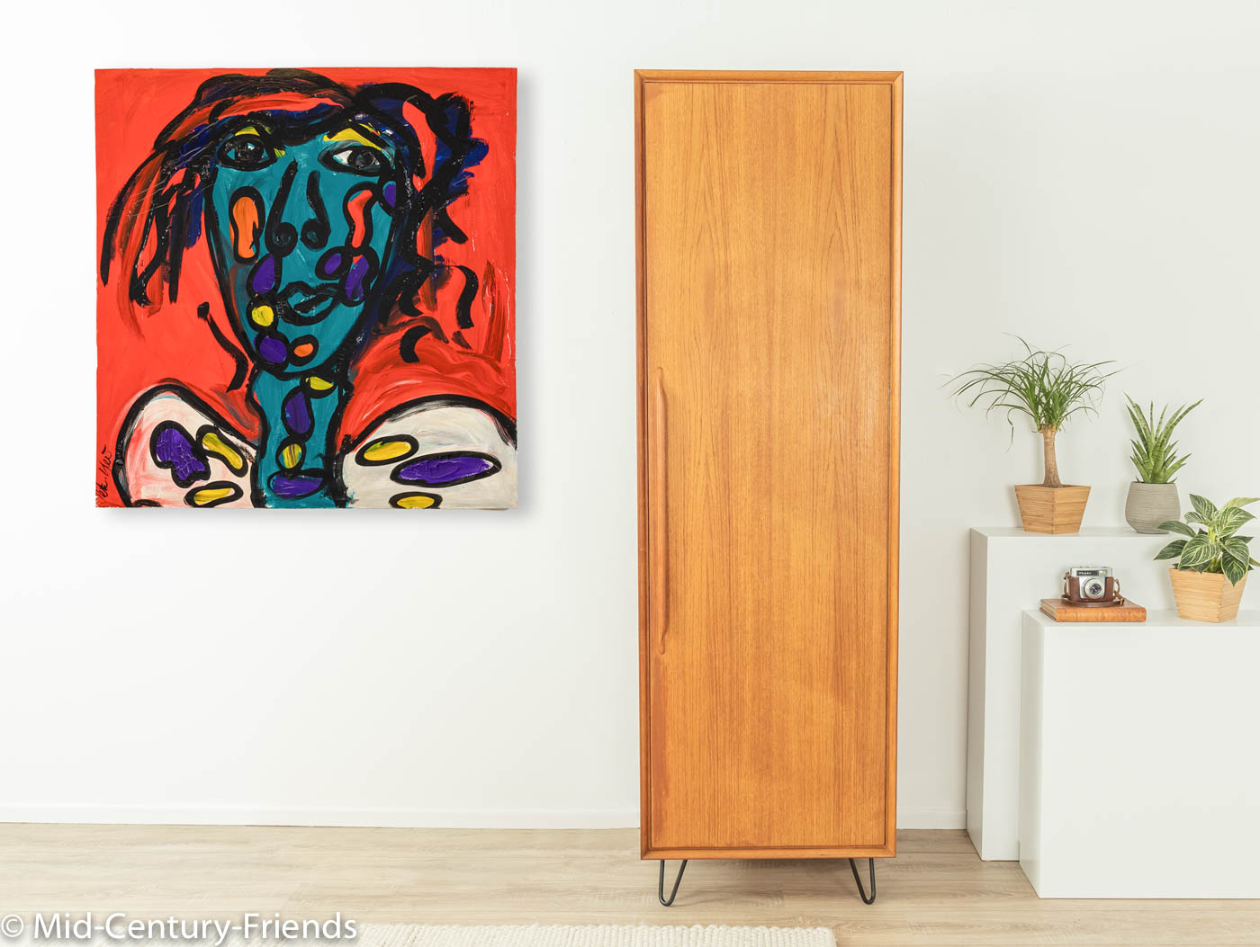 Crazy Guy, Acryl auf Leinwand, 100 x 105cm