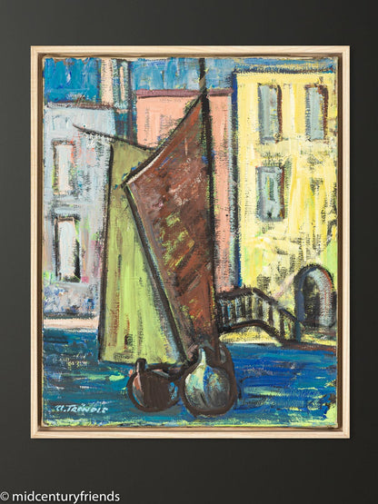 Lagune, Acryl auf Leinwand, 44 x 54 cm